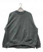 MARKWAREマーカウェア）の古着「オーガニックコットンヘビー吊裏毛 / ヒュージスウェット」｜グリーン
