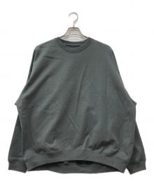MARKWARE（マーカウェア）の古着「オーガニックコットンヘビー吊裏毛 / ヒュージスウェット」｜グリーン