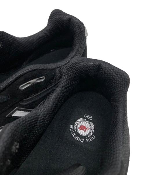 NEW BALANCE（ニューバランス）NEW BALANCE (ニューバランス) U990BL4 ブラック サイズ:27.5cmの古着・服飾アイテム