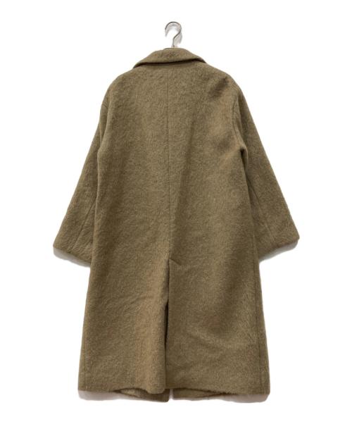 UNITED ARROWS（ユナイテッドアローズ）UNITED ARROWS (ユナイテッドアローズ) シャギーコート ベージュ サイズ:38の古着・服飾アイテム