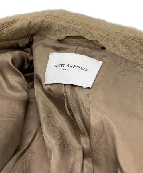 UNITED ARROWS（ユナイテッドアローズ）UNITED ARROWS (ユナイテッドアローズ) シャギーコート ベージュ サイズ:38の古着・服飾アイテム