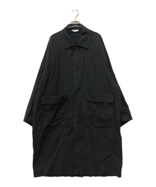 CONTRAST（コントラスト）CONTRAST (コントラスト) バルカラーコート ブラック サイズ:2の古着・服飾アイテム