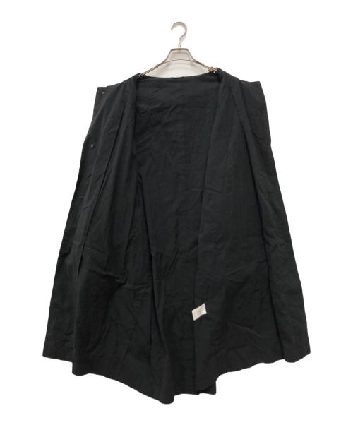 CONTRAST（コントラスト）CONTRAST (コントラスト) バルカラーコート ブラック サイズ:2の古着・服飾アイテム