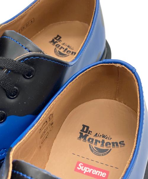 Dr.Martens（ドクターマーチン）Dr.Martens (ドクターマーチン) Supreme (シュプリーム) 3-Eye Shoe ブルー サイズ:UK5の古着・服飾アイテム