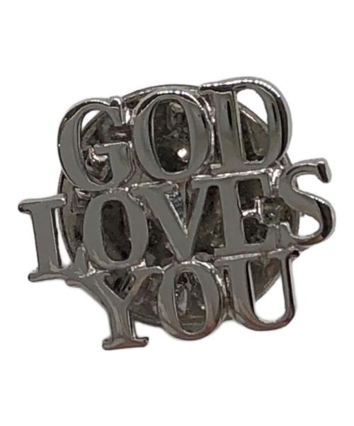 TIFFANY & Co.（ティファニー アンド コー）Tiffany & Co. (ティファニー) GOD LOVES YOU ピンバッチ シルバーの古着・服飾アイテム