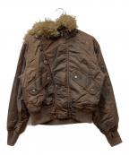 ANDER HUNKアンダーハンク）の古着「Faded N2B Flight Jacket」｜ブラウン