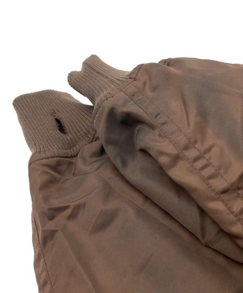 ANDER HUNK（アンダーハンク）ANDER HUNK (アンダーハンク) Faded N2B Flight Jacket ブラウン サイズ:Mの古着・服飾アイテム
