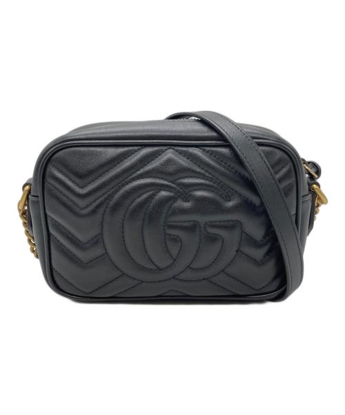 GUCCI（グッチ）GUCCI (グッチ) ミニショルダーバッグ ブラックの古着・服飾アイテム