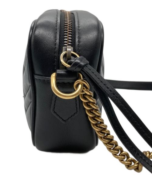 GUCCI（グッチ）GUCCI (グッチ) ミニショルダーバッグ ブラックの古着・服飾アイテム
