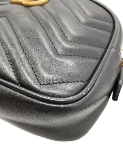 GUCCI（グッチ）GUCCI (グッチ) ミニショルダーバッグ ブラックの古着・服飾アイテム