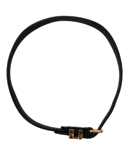 LOUIS VUITTON（ルイ ヴィトン）LOUIS VUITTON (ルイ ヴィトン) レザーブレスレット ブラックの古着・服飾アイテム