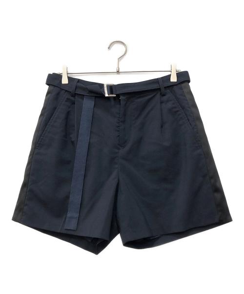 sacai（サカイ）sacai (サカイ) Suiting Shorts ネイビー サイズ:2の古着・服飾アイテム