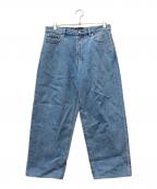 PALACEパレス）の古着「P90 BAGGY SCRIPT JEAN」｜インディゴ