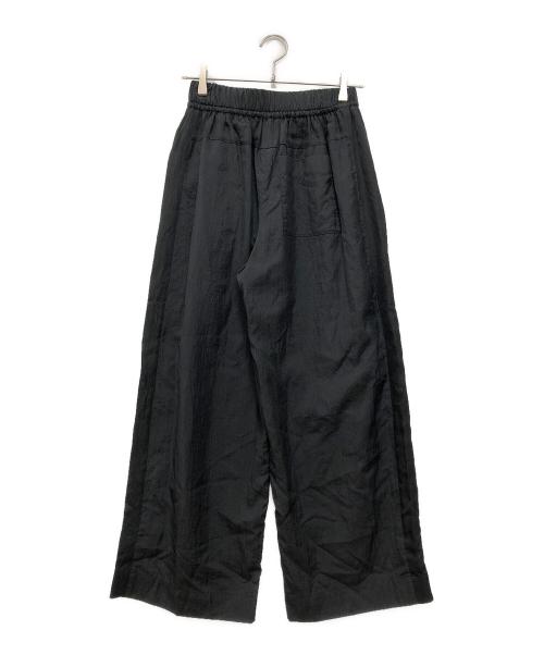 SACRA（サクラ）SACRA (サクラ) SHEER SHRINK TAFFETA PANTS ブラック サイズ:36の古着・服飾アイテム