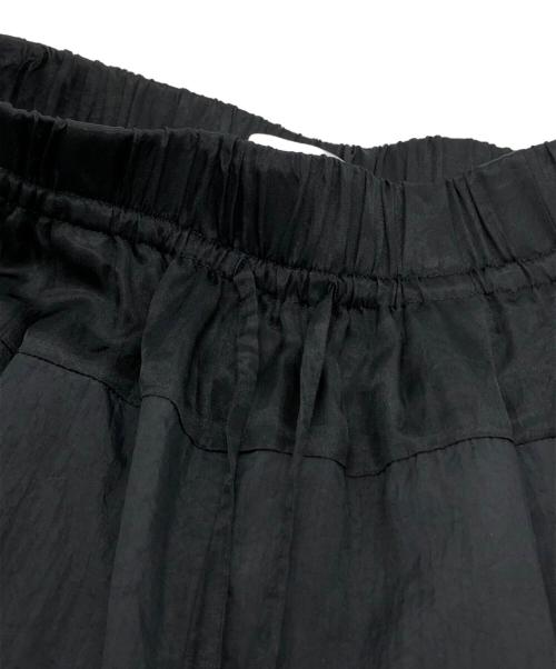 SACRA（サクラ）SACRA (サクラ) SHEER SHRINK TAFFETA PANTS ブラック サイズ:36の古着・服飾アイテム