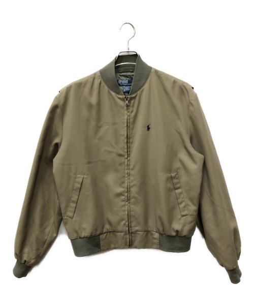 POLO RALPH LAUREN（ポロ・ラルフローレン）POLO RALPH LAUREN (ポロ・ラルフローレン) ブルゾン グリーン サイズ:Lの古着・服飾アイテム