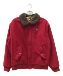 LACOSTE×SUPREME（ラコステ×シュプリーム）の古着「Wool BomberJacket」｜レッド