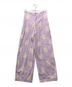 ne quittez pasヌキテパ）の古着「Poplin Paisley Embroidery Pants」｜パープル