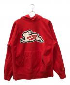 HUMAN MADEヒューマンメイド）の古着「RABBIT HEAVY WEIGHT HOODIE」｜レッド