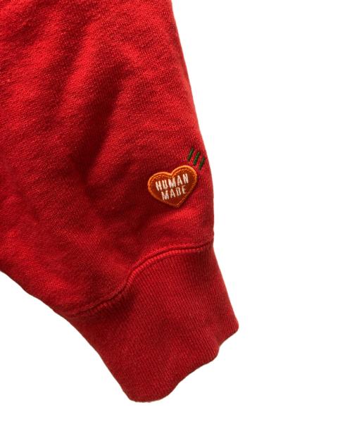 HUMAN MADE（ヒューマンメイド）HUMAN MADE (ヒューマンメイド) RABBIT HEAVY WEIGHT HOODIE レッド サイズ:XLの古着・服飾アイテム