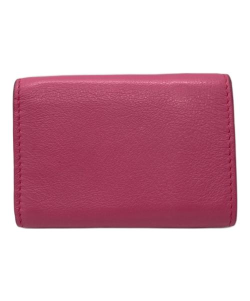 BALENCIAGA（バレンシアガ）BALENCIAGA (バレンシアガ) 3つ折り財布 ピンクの古着・服飾アイテム