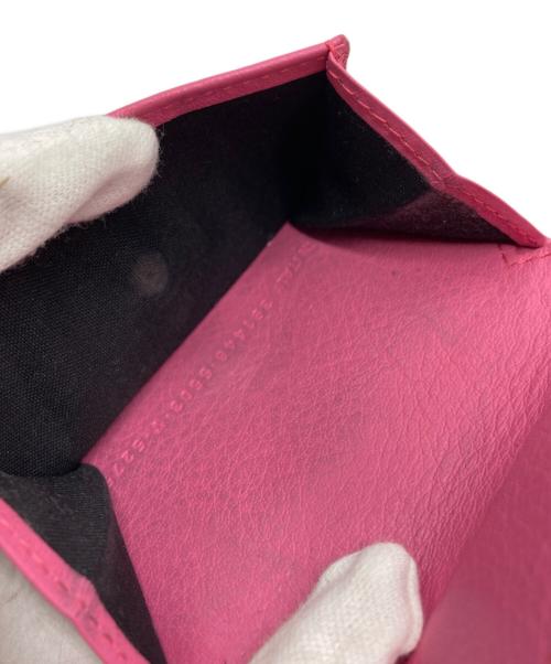 BALENCIAGA（バレンシアガ）BALENCIAGA (バレンシアガ) 3つ折り財布 ピンクの古着・服飾アイテム