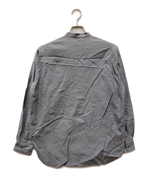 AURALEE（オーラリー）AURALEE (オーラリー) WASHED FINX TWILL SHIRTS（ウォッシュド　フィンクス　ツイル　シャツ） グレーの古着・服飾アイテム