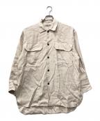 ATONエイトン）の古着「LINEN VISCOSE」｜ベージュ
