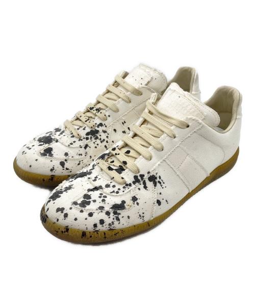 Maison Margiela（メゾンマルジェラ）Maison Margiela (メゾンマルジェラ) REPLICA PAINTER MONO SNEAKER ホワイト サイズ:39 1/2の古着・服飾アイテム