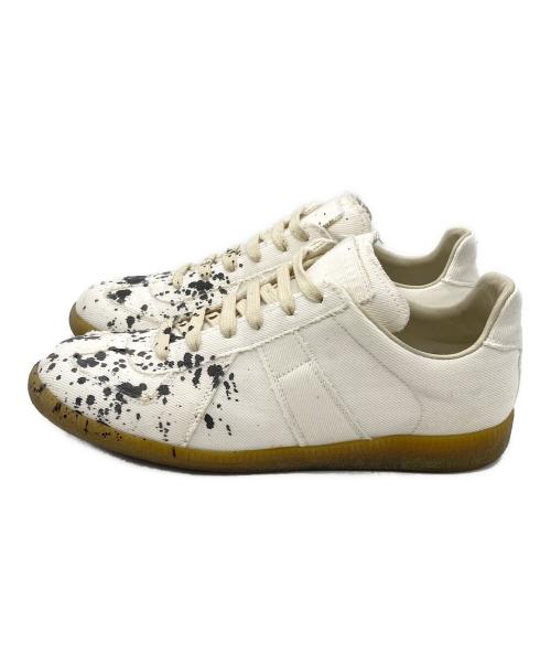 Maison Margiela（メゾンマルジェラ）Maison Margiela (メゾンマルジェラ) REPLICA PAINTER MONO SNEAKER ホワイト サイズ:39 1/2の古着・服飾アイテム