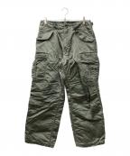 SUPREMEシュプリーム）の古着「Washed Flight Satin Cargo Pant」｜グリーン