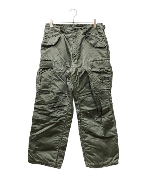 SUPREME（シュプリーム）SUPREME (シュプリーム) Washed Flight Satin Cargo Pant グリーン サイズ:Sの古着・服飾アイテム