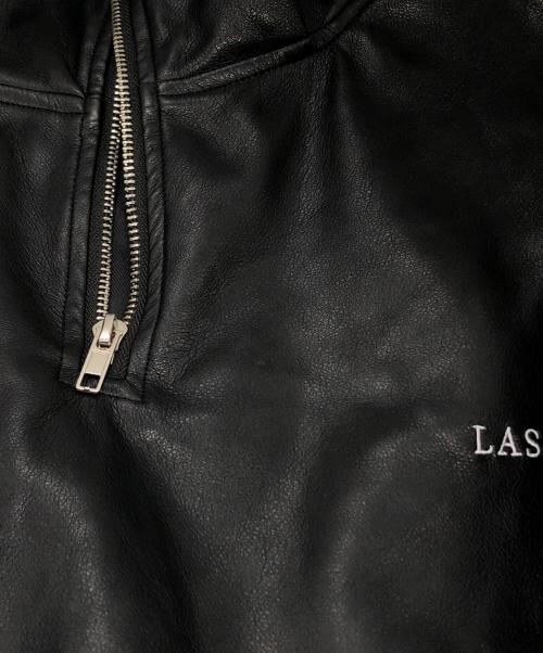 LAST NEST（ラストネスト）LAST NEST (ラストネスト) LEATHER HALF ZIP JACKET ブラック サイズ:XLの古着・服飾アイテム