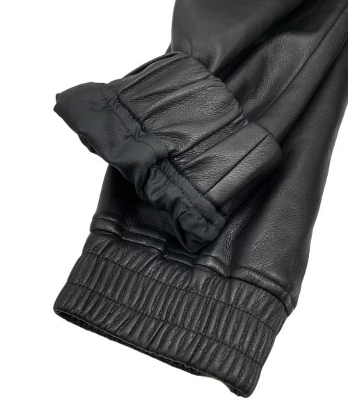 LAST NEST（ラストネスト）LAST NEST (ラストネスト) LEATHER HALF ZIP JACKET ブラック サイズ:XLの古着・服飾アイテム