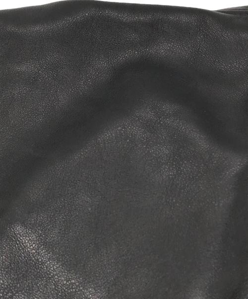 LAST NEST（ラストネスト）LAST NEST (ラストネスト) LEATHER HALF ZIP JACKET ブラック サイズ:XLの古着・服飾アイテム