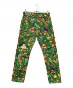 LEVI'S×pokemonリーバイス×ポケモン）の古着「デニムパンツ」｜グリーン