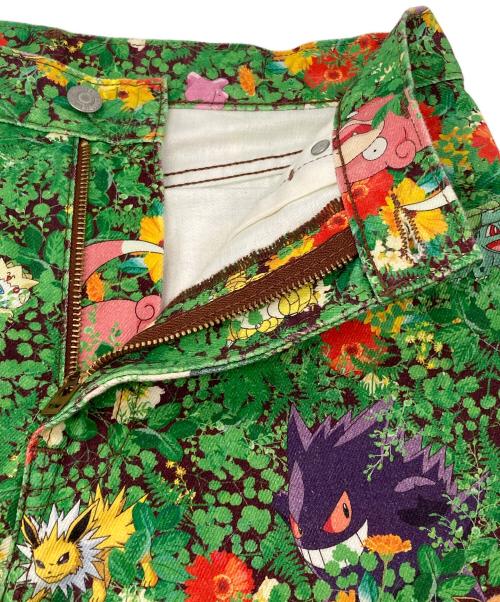 LEVI'S（リーバイス）LEVI'S (リーバイス) Pokemon (ポケモン) デニムパンツ グリーン サイズ:W29×L32の古着・服飾アイテム