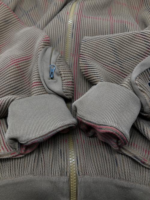 NIKE（ナイキ）NIKE (ナイキ) UNDERCOVER (アンダーカバー) KNIT MA-1 JACKET ブラウン サイズ:Lの古着・服飾アイテム