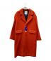 ZARA（ザラ）の古着「ウールブレンドオーバーサイズコート」｜レッド