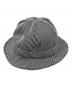 Supreme (シュプリーム) Stripe Mesh Bell Hat ホワイト×ブラック サイズ:M/L：9000円