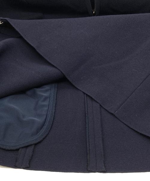 FOXEY（フォクシー）FOXEY (フォクシー) ノーカラーコート ネイビー サイズ:42の古着・服飾アイテム