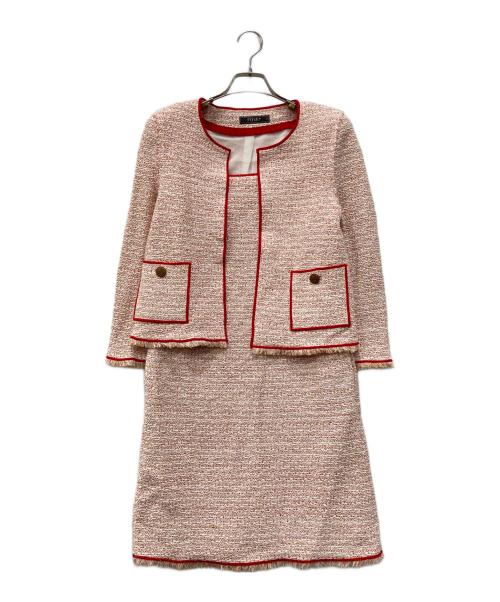 FOXEY（フォクシー）FOXEY (フォクシー) サマーツイード アンサンブル ワンピース ピンク サイズ:40の古着・服飾アイテム