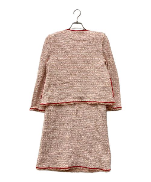 FOXEY（フォクシー）FOXEY (フォクシー) サマーツイード アンサンブル ワンピース ピンク サイズ:40の古着・服飾アイテム