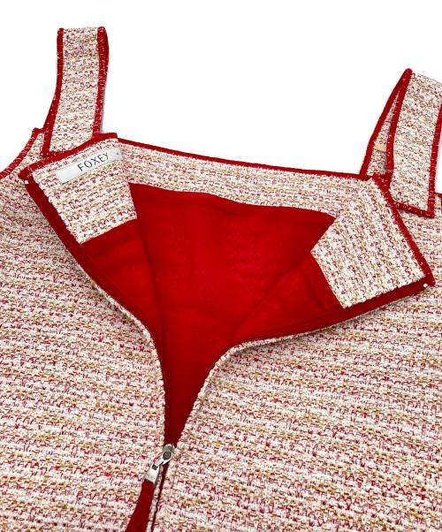 FOXEY（フォクシー）FOXEY (フォクシー) サマーツイード アンサンブル ワンピース ピンク サイズ:40の古着・服飾アイテム