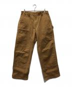 CarHarttカーハート）の古着「ダブルニーペインターパンツ」｜ブラウン