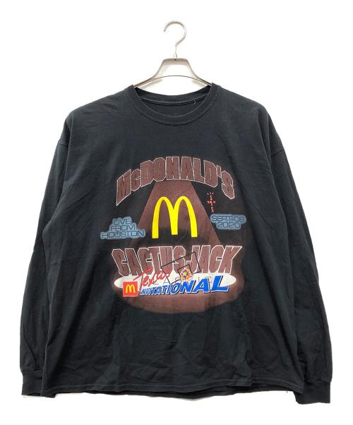 cactus jack（カクタス・ジャック）CACTUS JACK (カクタス・ジャック) ロングスリーブTシャツ ブラック サイズ:XLの古着・服飾アイテム