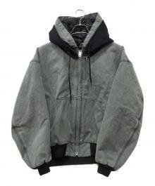 N.HOOLYWOOD（エヌ ハリウッド）の古着「HOODIE BLOUSON」｜グレー
