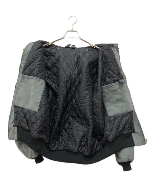 N.HOOLYWOOD（エヌ ハリウッド）N.HOOLYWOOD (エヌ ハリウッド) HOODIE BLOUSON グレー サイズ:36の古着・服飾アイテム