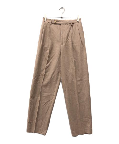 AURALEE（オーラリー）AURALEE (オーラリー) WOOL FULLING FLANNEL SLACKS ピンク サイズ:1の古着・服飾アイテム