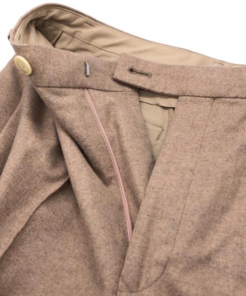 AURALEE（オーラリー）AURALEE (オーラリー) WOOL FULLING FLANNEL SLACKS ピンク サイズ:1の古着・服飾アイテム
